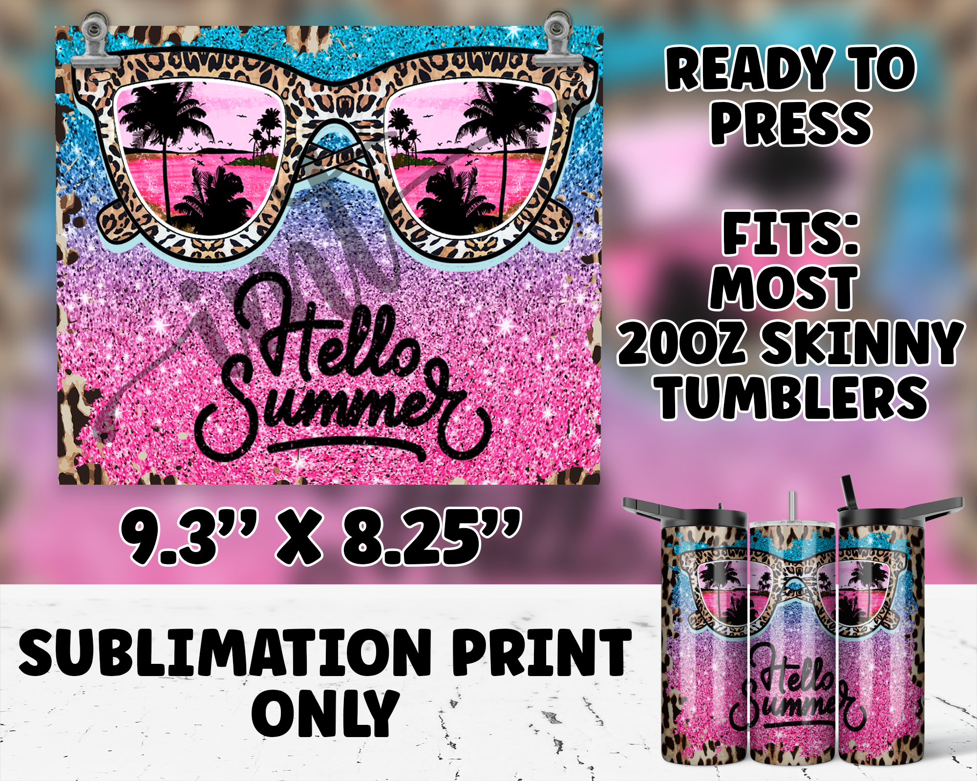 20oz Tumbler Sublimation Print - SP-1220