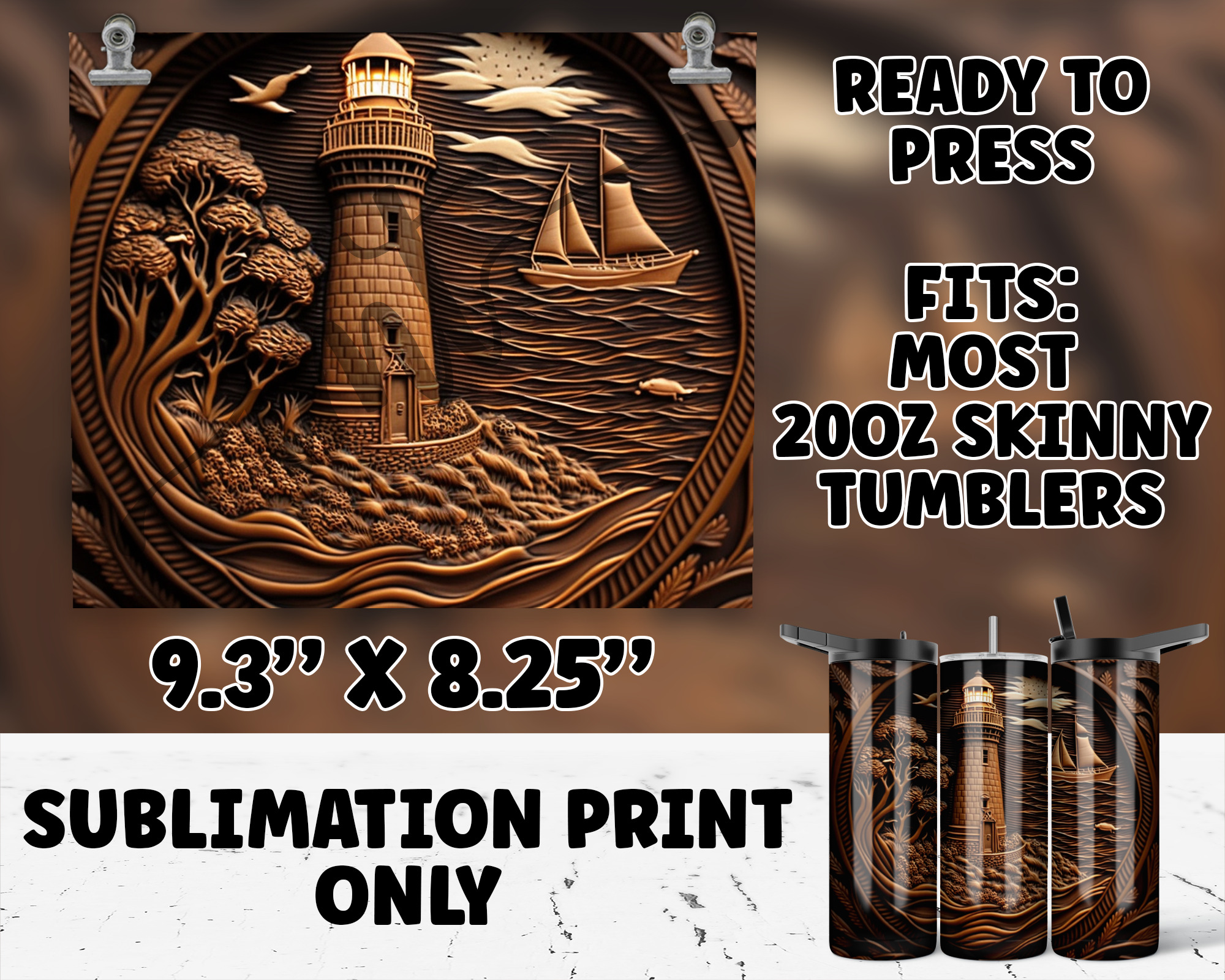 20oz Tumbler Sublimation Print - SP-1225