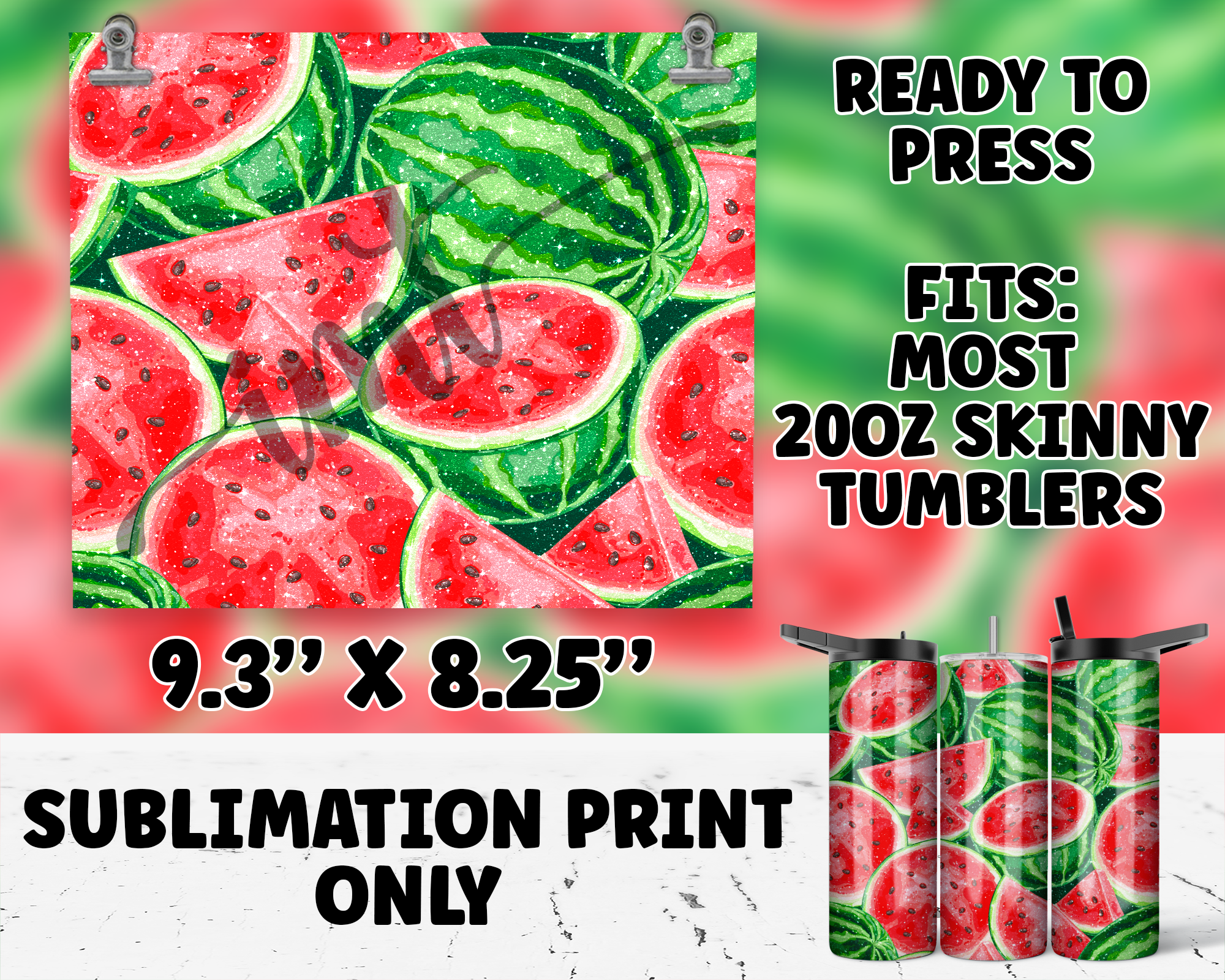 20oz Tumbler Sublimation Print - SP-1307