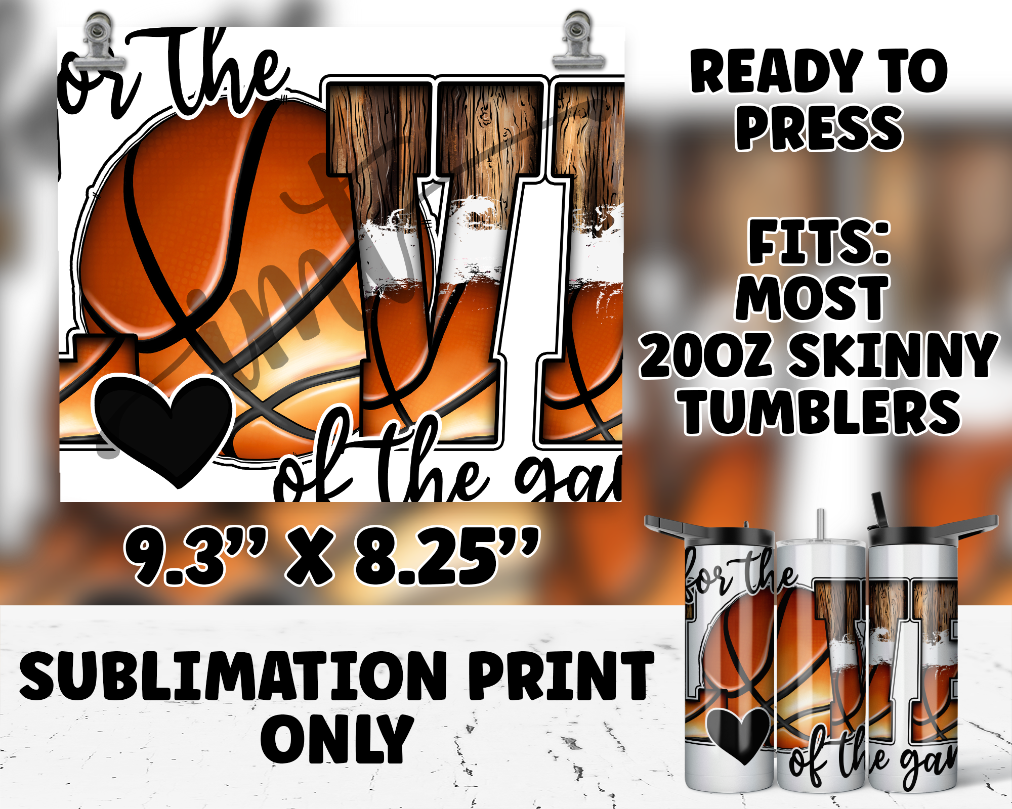 20oz Tumbler Sublimation Print - SP-1326