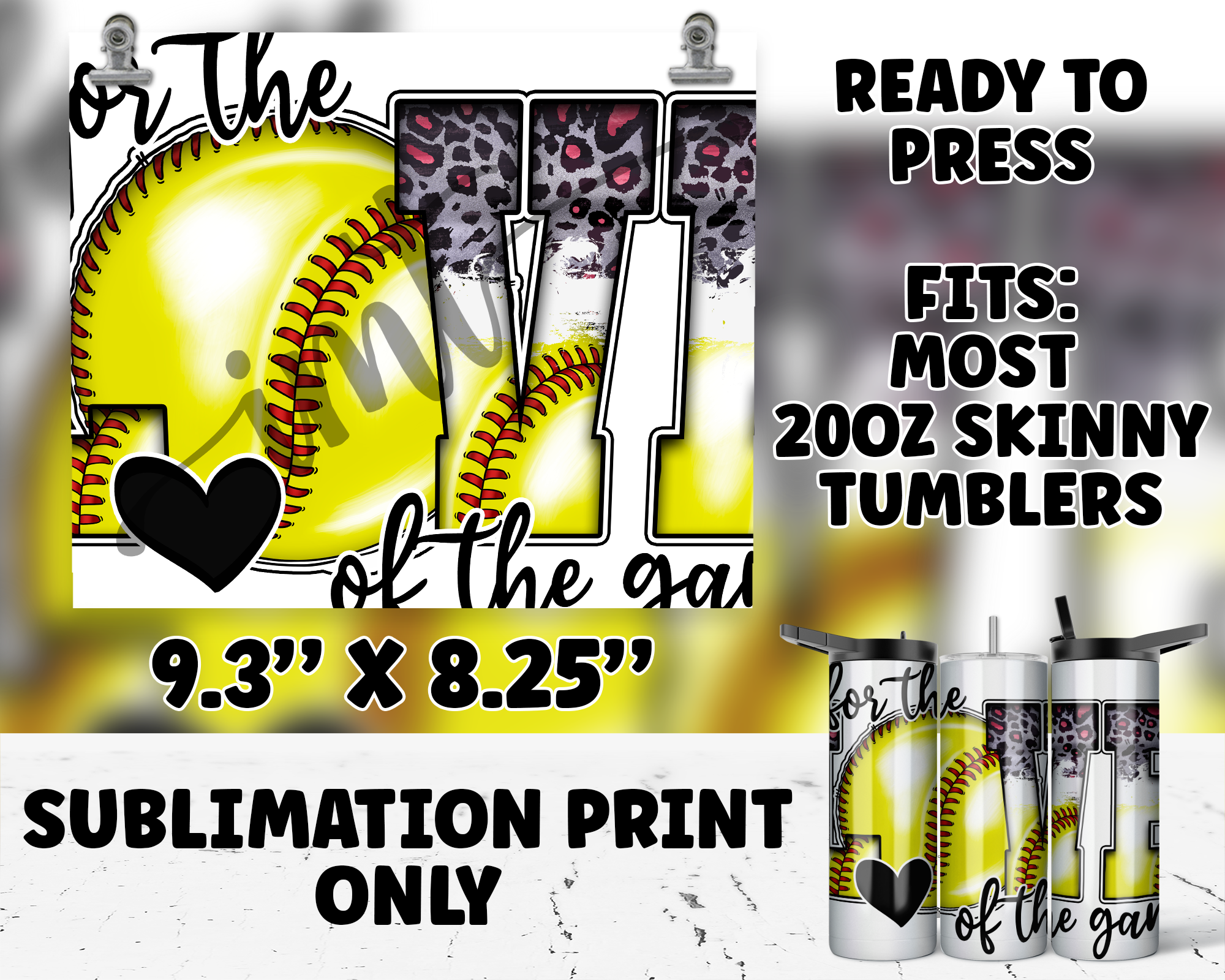20oz Tumbler Sublimation Print - SP-1330