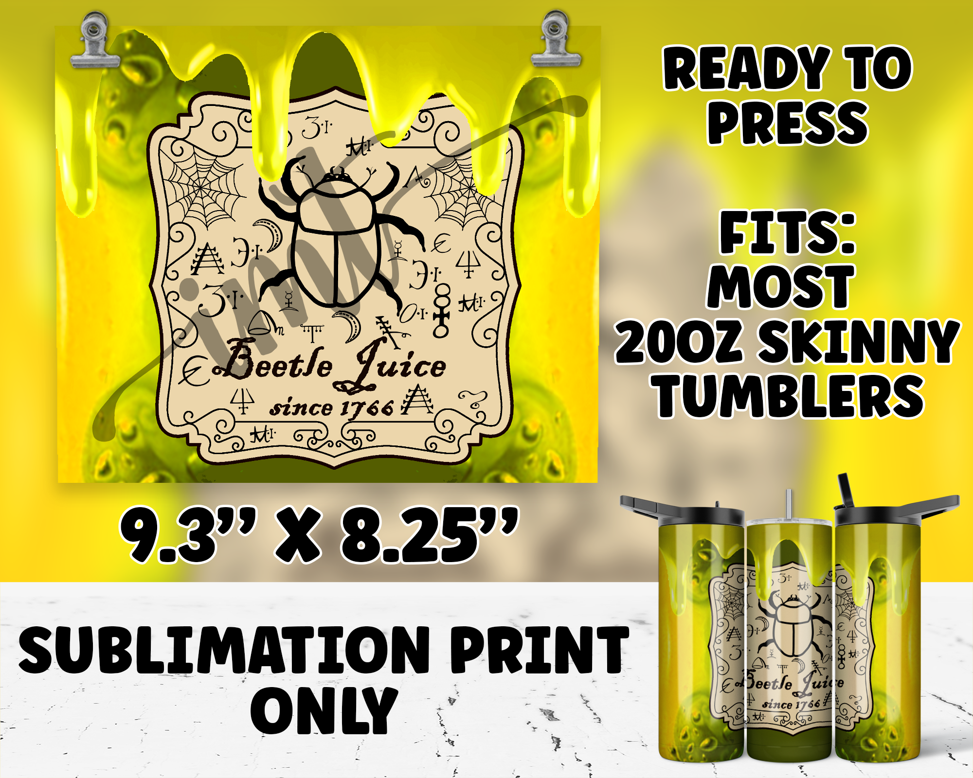 20oz Tumbler Sublimation Print - SP-1374