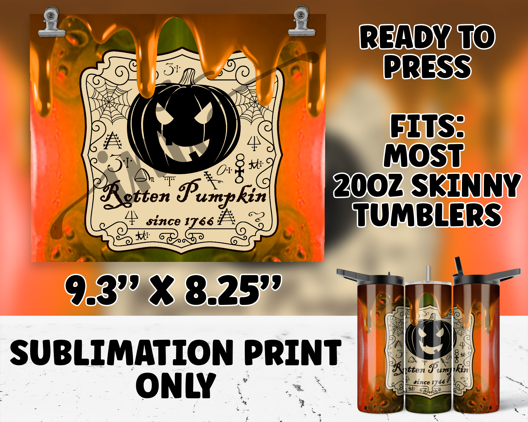 20oz Tumbler Sublimation Print - SP-1375
