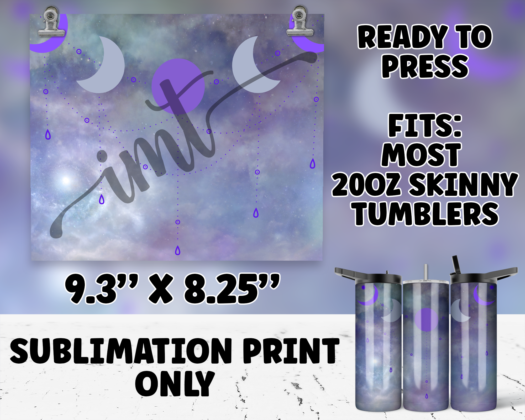20oz Tumbler Sublimation Print - SP-1488
