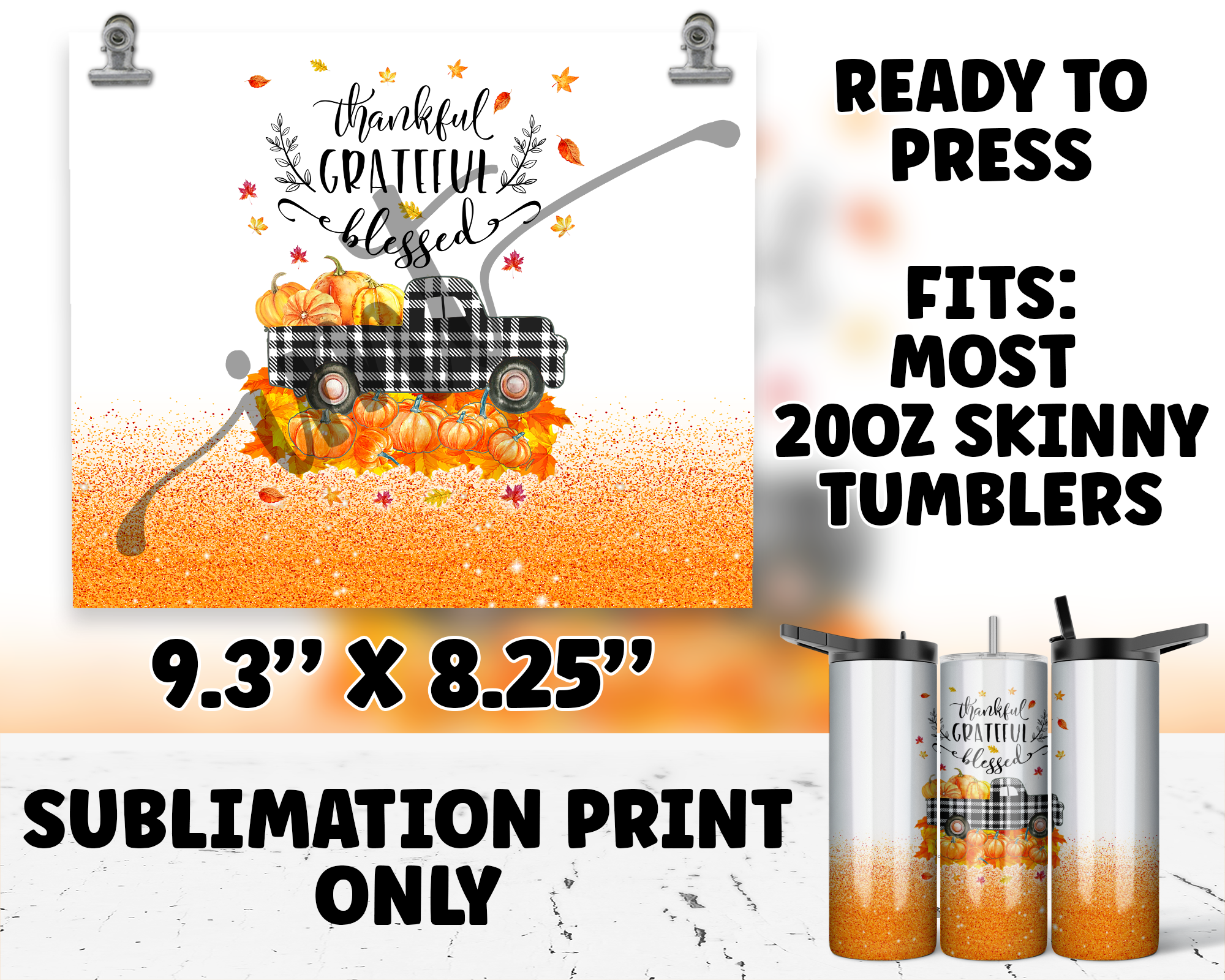 20oz Tumbler Sublimation Print - SP-1498