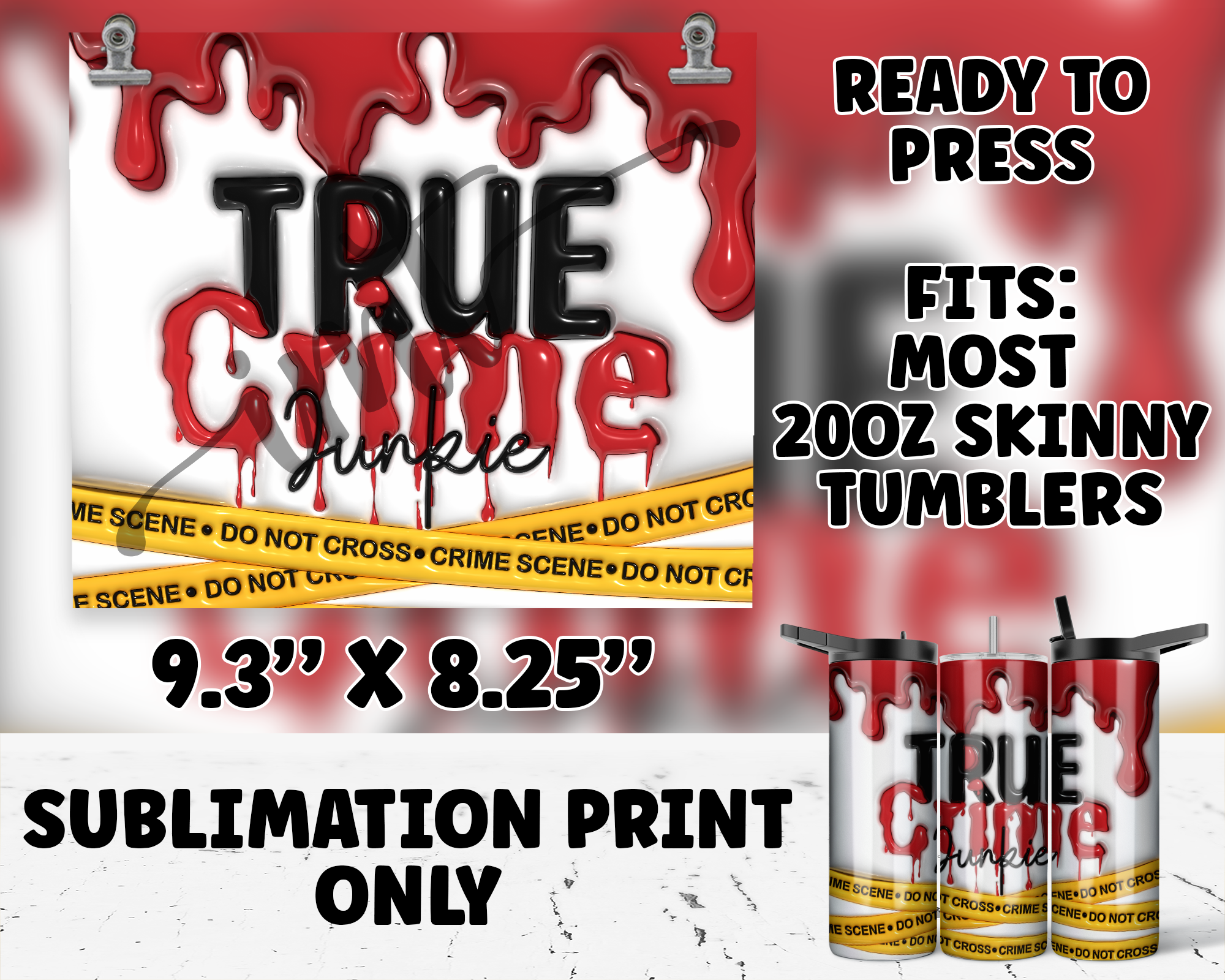 20oz Tumbler Sublimation Print - SP-2992
