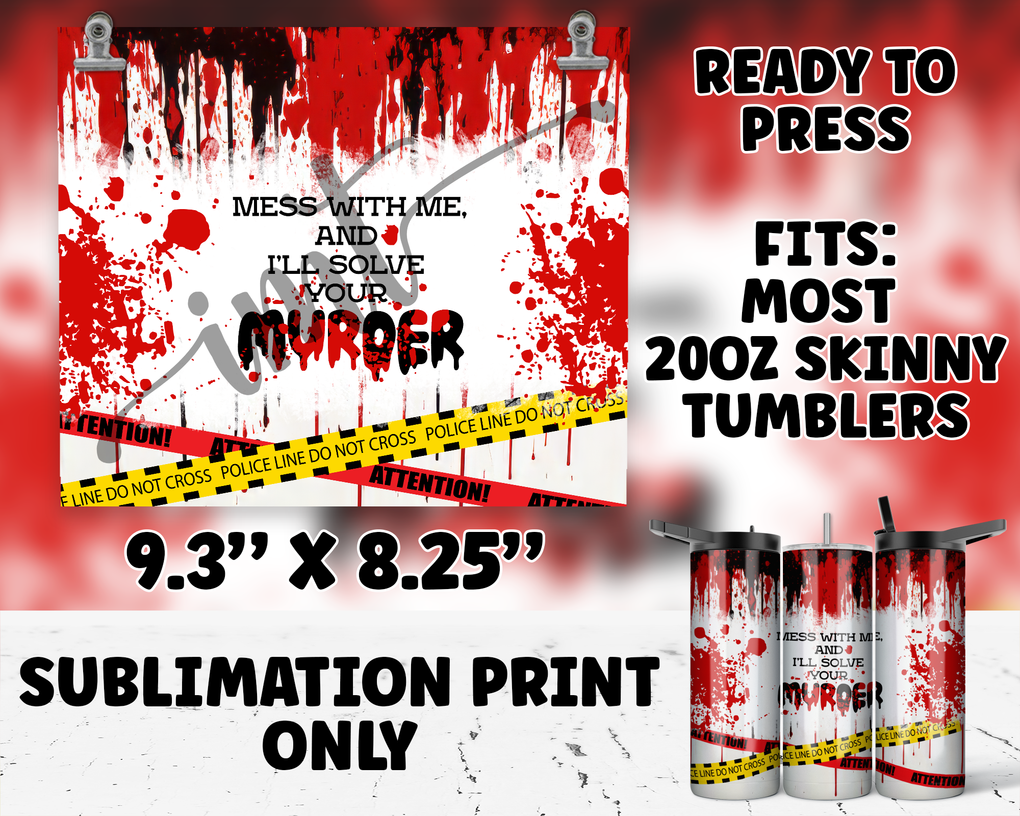 20oz Tumbler Sublimation Print - SP-2993