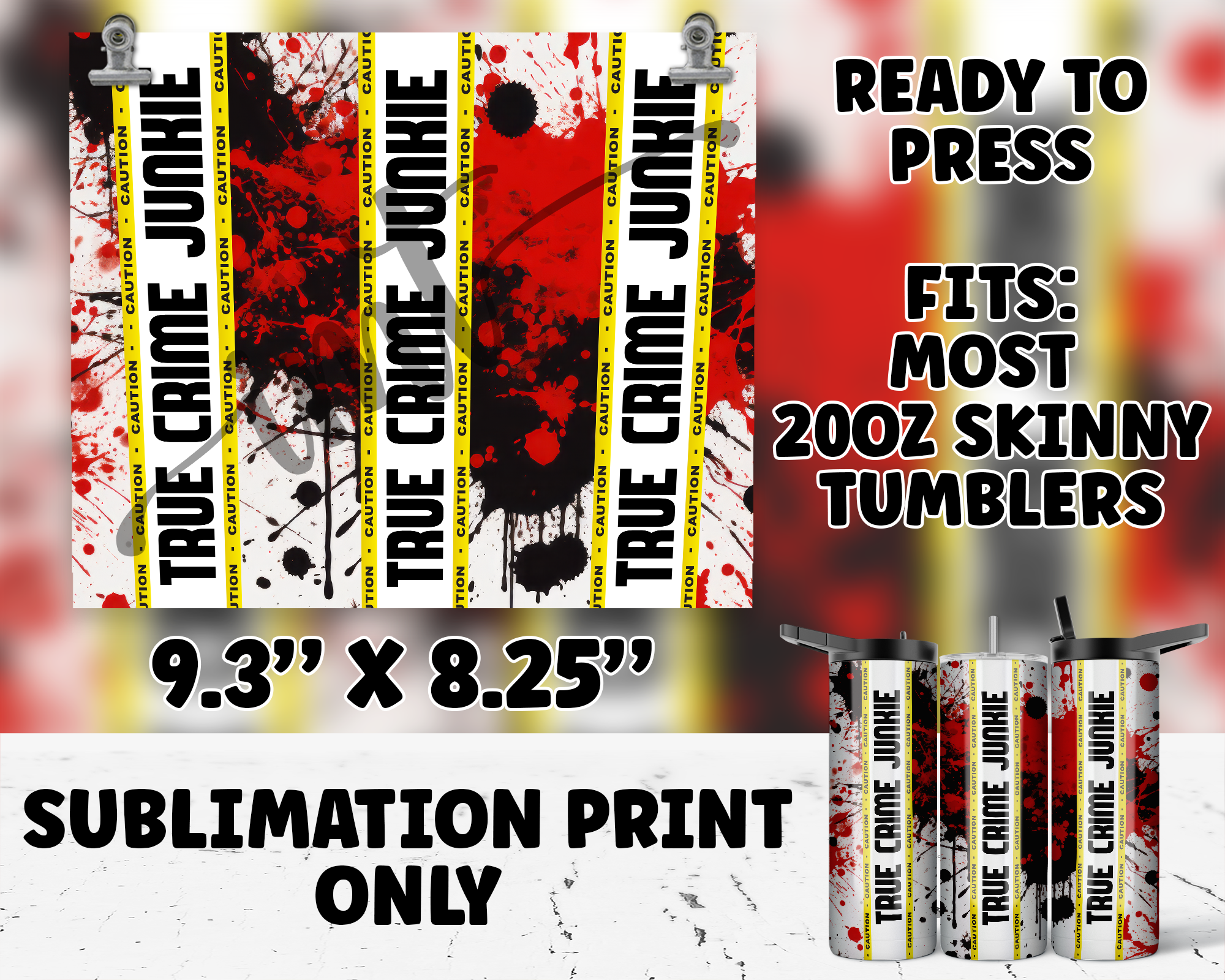 20oz Tumbler Sublimation Print - SP-2997