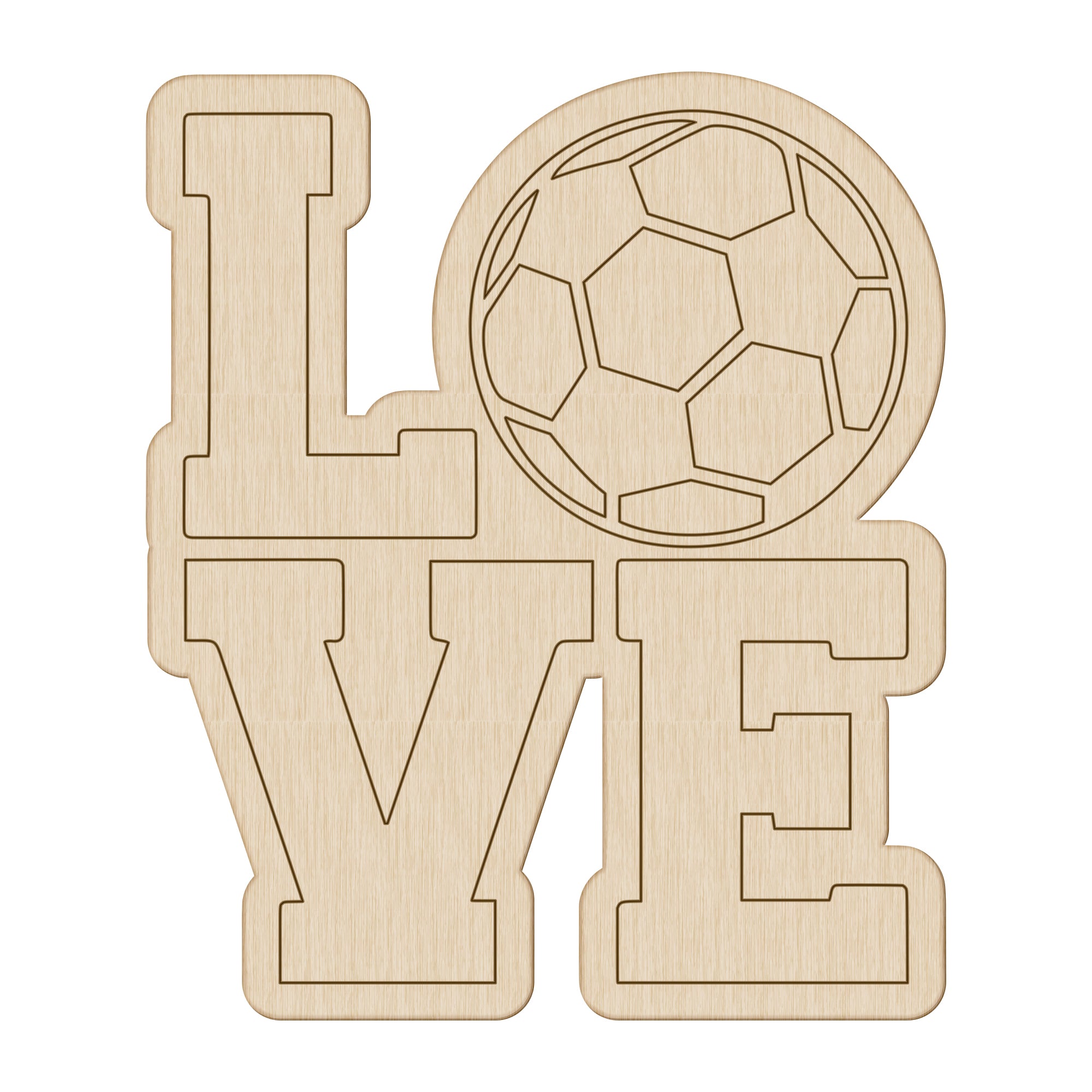 Small LOVE with Soccer Ball